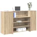 Casa si Gradina - Mobilier - Mese si birouri - Birouri - Birou de receptie Stejar Sonoma 180x50x103,5 cm Lemn prelucrat - Infinity.ro