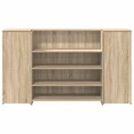 Casa si Gradina - Mobilier - Mese si birouri - Birouri - Birou de receptie Stejar Sonoma 180x50x103,5 cm Lemn prelucrat - Infinity.ro