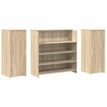 Casa si Gradina - Mobilier - Mese si birouri - Birouri - Birou de receptie Stejar Sonoma 180x50x103,5 cm Lemn prelucrat - Infinity.ro