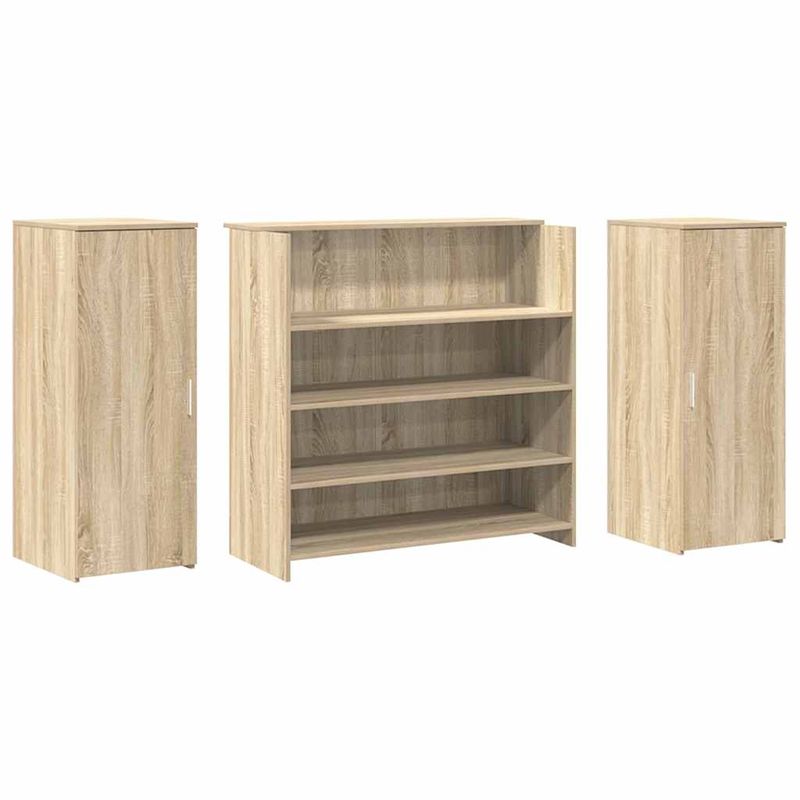 Casa si Gradina - Mobilier - Mese si birouri - Birouri - Birou de receptie Stejar Sonoma 180x50x103,5 cm Lemn prelucrat - Infinity.ro