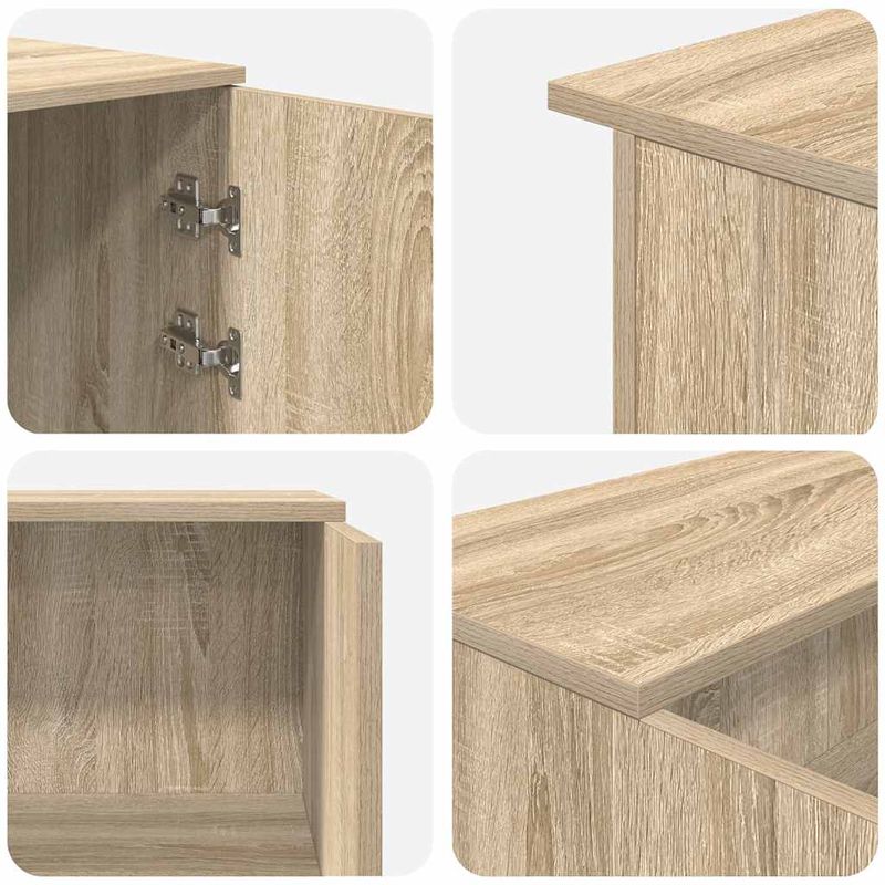Casa si Gradina - Mobilier - Mese si birouri - Birouri - Birou de receptie Stejar Sonoma 180x50x103,5 cm Lemn prelucrat - Infinity.ro