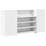 Casa si Gradina - Mobilier - Mese si birouri - Birouri - Birou de receptie alb 200x50x103,5 cm din lemn prelucrat - Infinity.ro