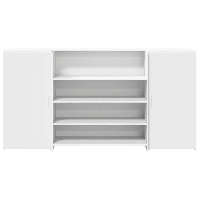 Casa si Gradina - Mobilier - Mese si birouri - Birouri - Birou de receptie alb 200x50x103,5 cm din lemn prelucrat - Infinity.ro