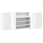 Casa si Gradina - Mobilier - Mese si birouri - Birouri - Birou de receptie alb 200x50x103,5 cm din lemn prelucrat - Infinity.ro