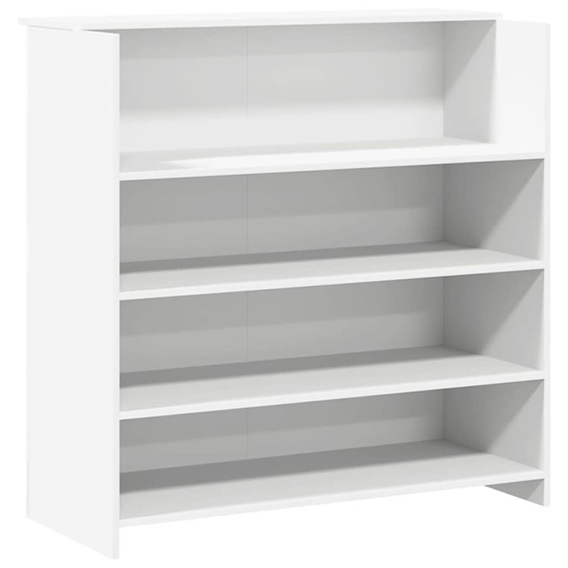 Casa si Gradina - Mobilier - Mese si birouri - Birouri - Birou de receptie alb 200x50x103,5 cm din lemn prelucrat - Infinity.ro