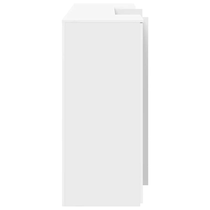 Casa si Gradina - Mobilier - Mese si birouri - Birouri - Birou de receptie alb 200x50x103,5 cm din lemn prelucrat - Infinity.ro