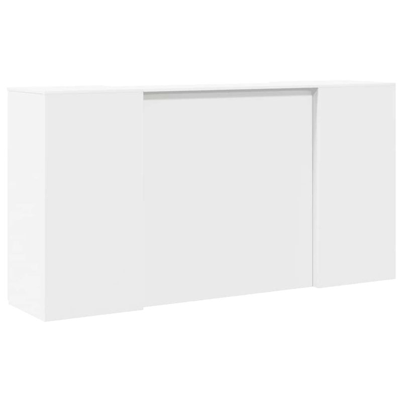 Casa si Gradina - Mobilier - Mese si birouri - Birouri - Birou de receptie alb 200x50x103,5 cm din lemn prelucrat - Infinity.ro