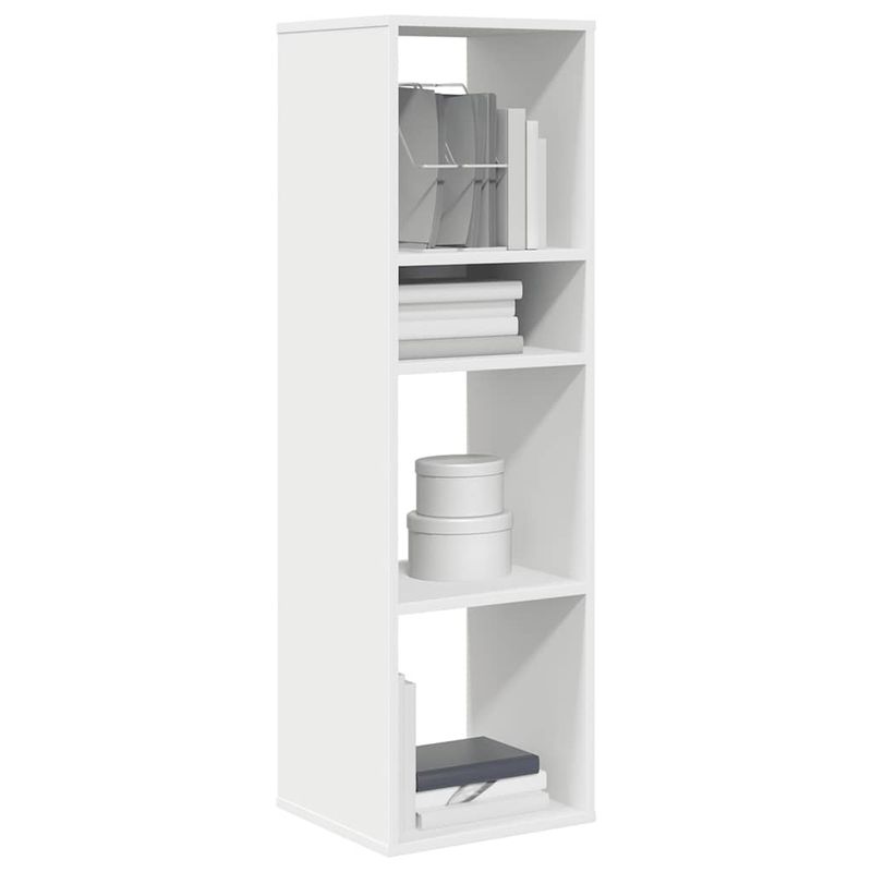 Casa si Gradina - Mobilier - Biblioteci si rafturi - Biblioteci - Biblioteca, alb, 34x31x112 cm, lemn prelucrat - Infinity.ro