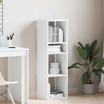 Casa si Gradina - Mobilier - Biblioteci si rafturi - Biblioteci - Biblioteca, alb, 34x31x112 cm, lemn prelucrat - Infinity.ro