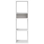 Casa si Gradina - Mobilier - Biblioteci si rafturi - Biblioteci - Biblioteca, alb, 34x31x112 cm, lemn prelucrat - Infinity.ro