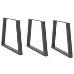 Casa si Gradina - Mobilier - Feronerie si accesorii mobila - Picioare pentru masa in forma de V 3 buc Antracit Otel - Infinity.ro