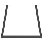 Casa si Gradina - Mobilier - Feronerie si accesorii mobila - Picioare pentru masa in forma de V 3 buc Antracit Otel - Infinity.ro