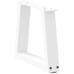 Casa si Gradina - Mobilier - Feronerie si accesorii mobila - Picioare pentru masa in forma de V 2 buc alb otel - Infinity.ro