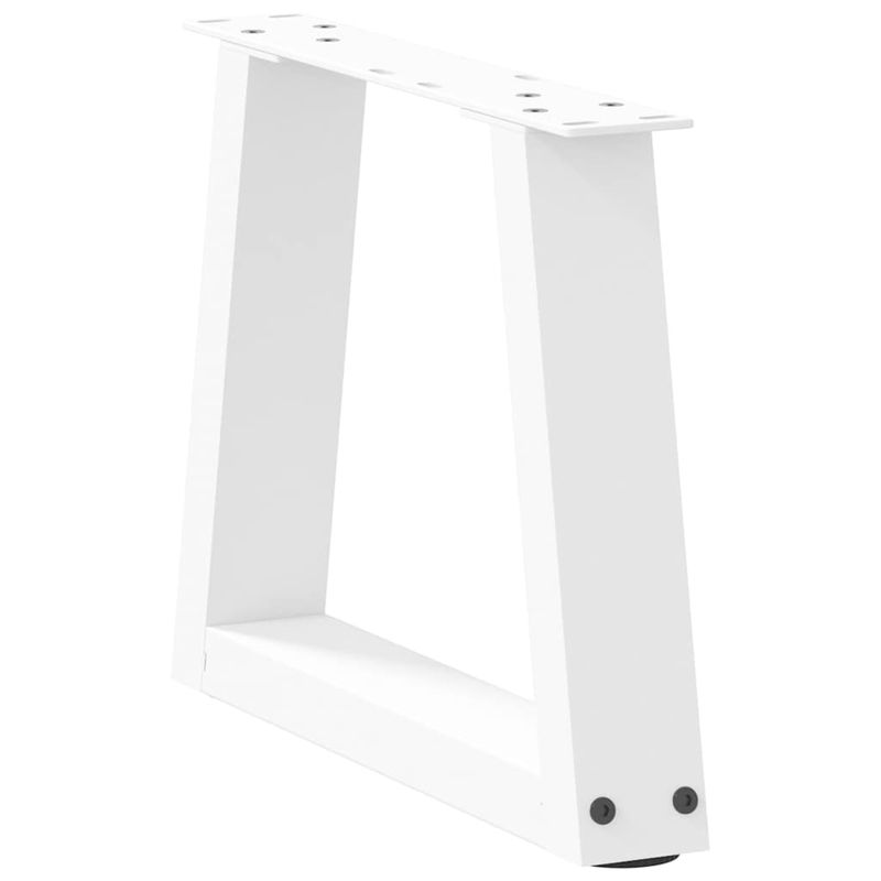 Casa si Gradina - Mobilier - Feronerie si accesorii mobila - Picioare pentru masa in forma de V 2 buc alb otel - Infinity.ro
