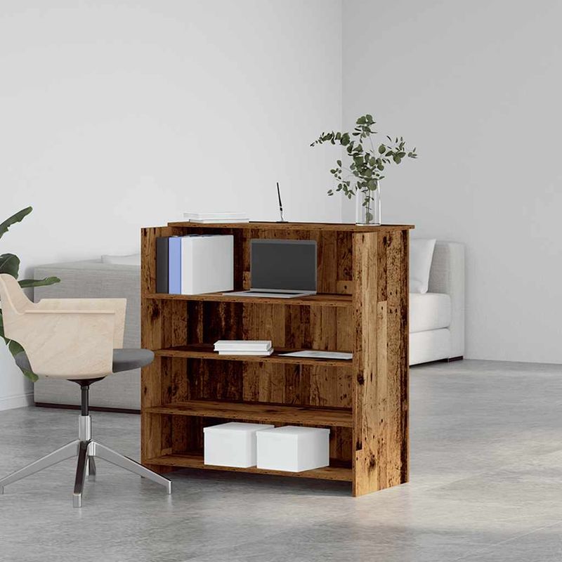 Casa si Gradina - Mobilier - Mese si birouri - Birouri - Birou de receptie Lemn vechi 100x50x103,5 cm Lemn prelucrat - Infinity.ro