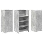 Casa si Gradina - Mobilier - Mese si birouri - Birouri - Birou de receptie Gri beton 135x50x103,5 cm Lemn prelucrat - Infinity.ro