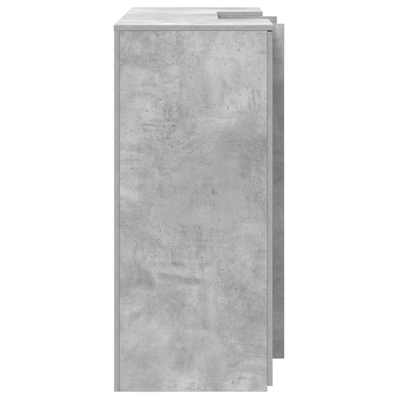 Casa si Gradina - Mobilier - Mese si birouri - Birouri - Birou de receptie Gri beton 135x50x103,5 cm Lemn prelucrat - Infinity.ro