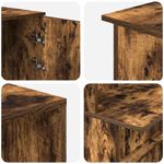 Casa si Gradina - Mobilier - Mese si birouri - Birouri - Birou de receptie stejar afumat 180x50x103,5 cm lemn prelucrat - Infinity.ro