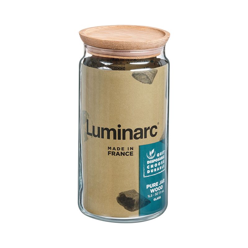 Casa si Gradina - Bucatarie si vesela - Organizare si depozitare bucatarie - Borcane si capace - Borcan Luminarc Pav Transparent Sticla (1,5 L) (6 Unitati) - Infinity.ro