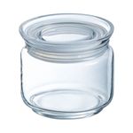 Casa si Gradina - Bucatarie si vesela - Organizare si depozitare bucatarie - Borcane si capace - Borcan Luminarc Pav Transparent Silicon Sticla (500 ml) (6 Unitati) - Infinity.ro