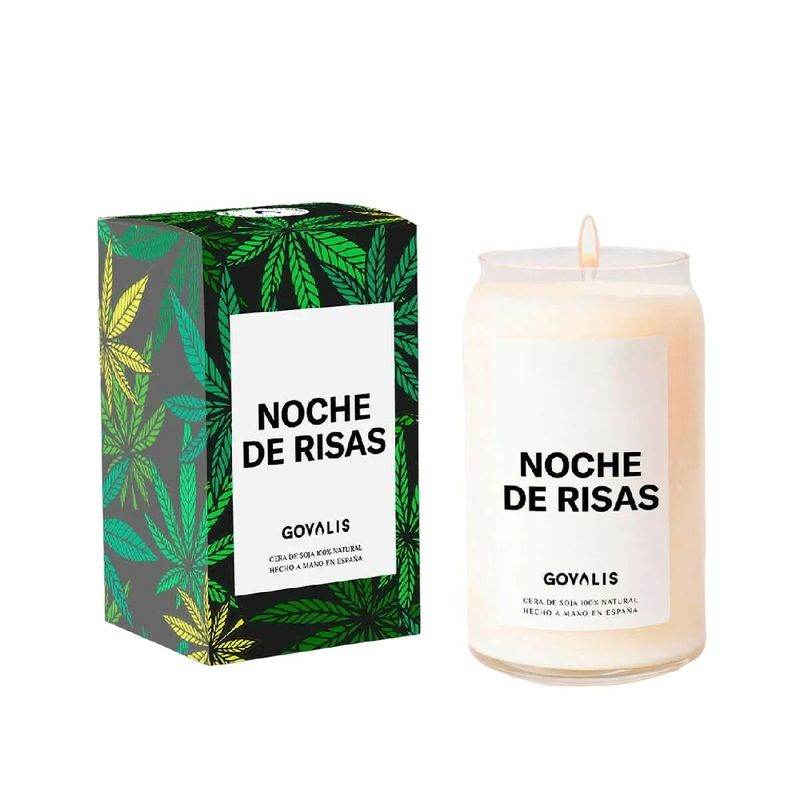 Casa si Gradina - Decoratiuni - Aromaterapie si lumanari - Lumanari si candele - Lumanare Parfumata GOVALIS Noche de Risas (500 g) - Infinity.ro