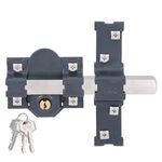 Casa si Gradina - Constructii - Feronerie si accesorii - Balamale - Incuietoare de siguranta Fac 301-l/80 Otel Gri inchis 50 mm 80 mm - Infinity.ro