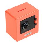 Carti si Birotica - Birotica - Accesorii de birou - Pusculite - Pusculita plastic, frontier safe, forma seif, culoare somon, dimensiuni 9 x 6 x 9cm - Infinity.ro