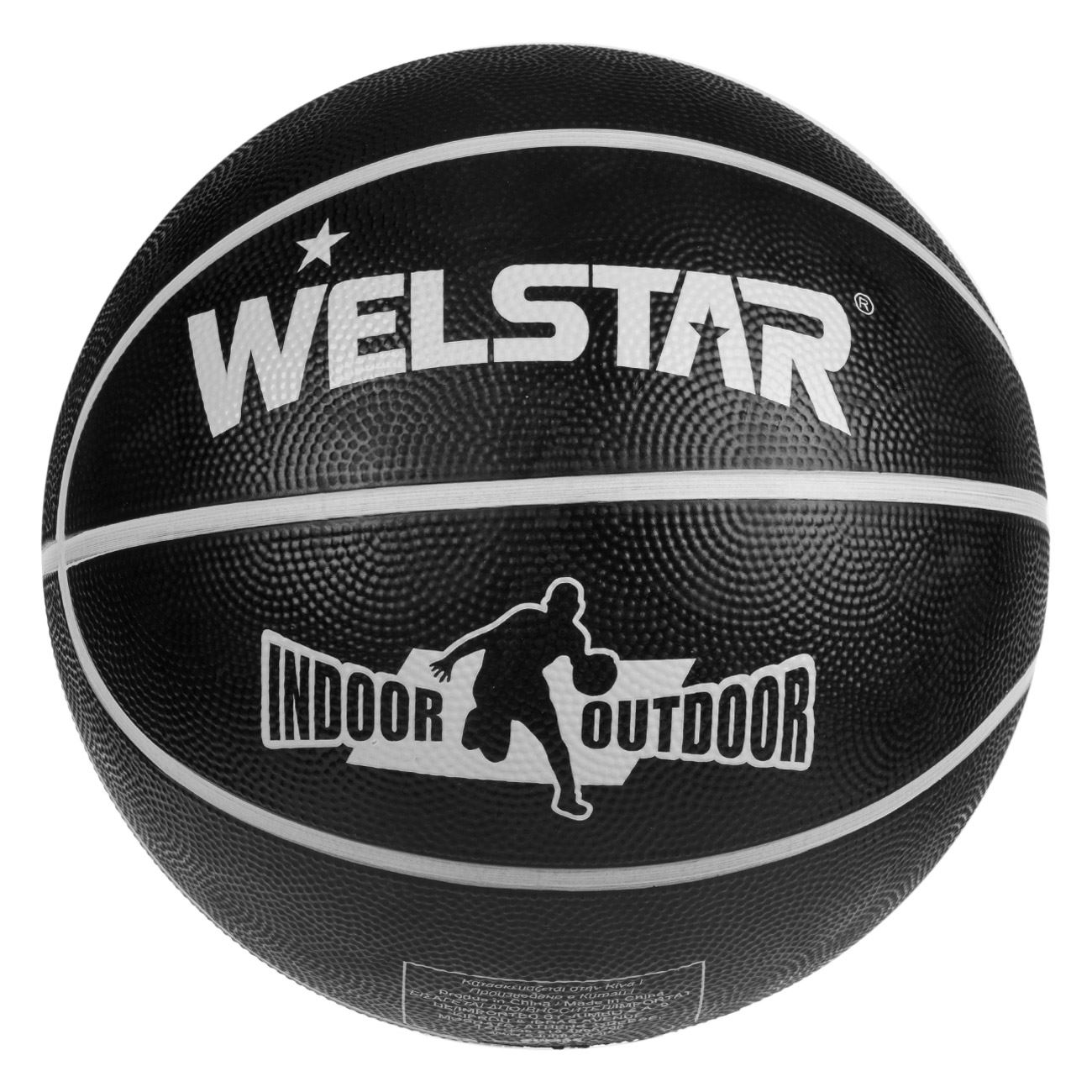 Minge baschet welstar, indoor/outdoor, marime 7, negru