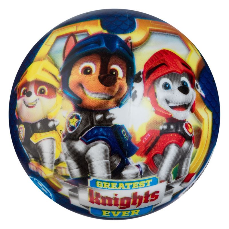 Jucarii, Copii si Bebe - Jucarii si jocuri - Jucarii de exterior - Saltele si mingi pentru plaja - Minge de plaja plastic paw patrol, 14 cm, multicolor - Infinity.ro