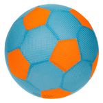 Sport si Outdoor - Sporturi de echipa - Fotbal - Mingi fotbal - Minge fotbal plaja, textila, albastru-portocaliu, 22cm - Infinity.ro