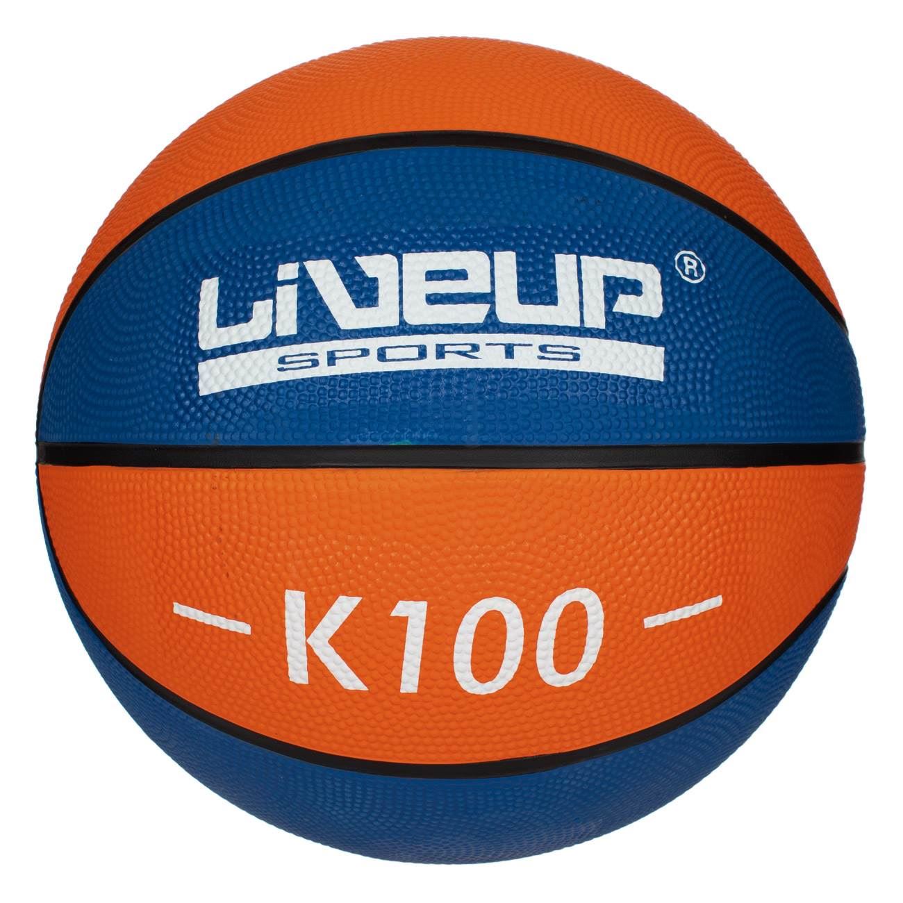 Minge baschet liveup k100, culoare albastru portocaliu, marime 7