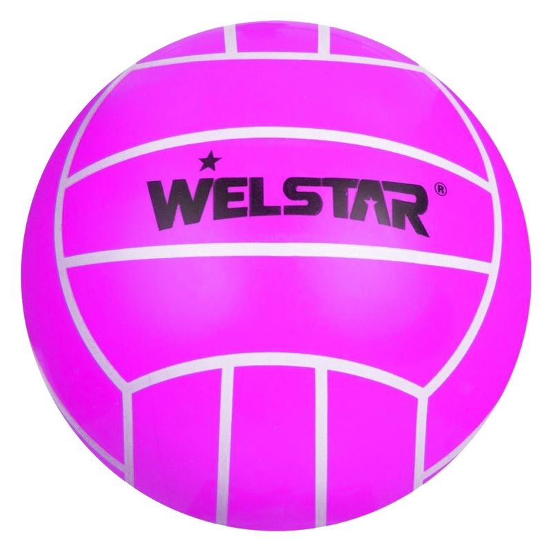 Jucarii, Copii si Bebe - Jucarii si jocuri - Jucarii de exterior - Saltele si mingi pentru plaja - Minge plaja welstar, multicolor, diametru 14cm, plastic - Infinity.ro