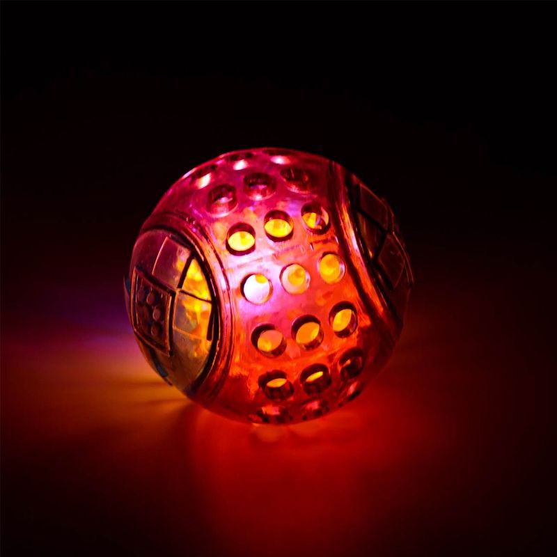 Petshop - Accesorii petshop - Jucarii animale - Jucarii interactive animale - Jucarie caini minge lumina, 7cm, multicolor - Infinity.ro