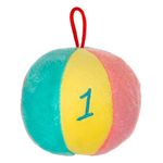 Jucarii, Copii si Bebe - Jucarii si jocuri - Jucarii bebelusi - Jucarii zornaitoare - Jucarie zornaitoare plus, minge, diametru 7 cm, multicolor - Infinity.ro