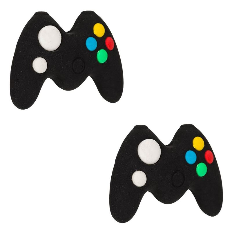 Carti si Birotica - Birotica - Instrumente de scris - Radiere si corectoare - Radiera 3d, model joystick, set 2 bucati, multicolor, 6 x 4cm - Infinity.ro