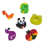 Carti si Birotica - Birotica - Instrumente de scris - Radiere si corectoare - Set radiere animale, 6 bucati, multicolor, forma diverse animale - Infinity.ro