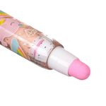 Carti si Birotica - Birotica - Instrumente de scris - Radiere si corectoare - Radiera topper, model pix curcubeu, set 2 bucati, culori roz si verde, 12 cm - Infinity.ro