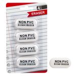 Carti si Birotica - Birotica - Instrumente de scris - Radiere si corectoare - Set radiere, model piatra, alb, 4 bucati - Infinity.ro