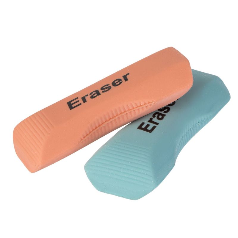 Carti si Birotica - Birotica - Instrumente de scris - Radiere si corectoare - Radiera set, 4 bucati, multicolor, cu maner - Infinity.ro