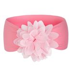 Fashion, accesorii si bijuterii - Copii - Accesorii copii - Accesorii pentru par copii - Bentita copii, lata, floare roz - Infinity.ro