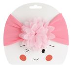 Fashion, accesorii si bijuterii - Copii - Accesorii copii - Accesorii pentru par copii - Bentita copii, lata, floare roz - Infinity.ro