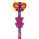 Carti si Birotica - Birotica - Instrumente de scris - Creioane - Set creioane scolare, model fluture si inima, multicolor, 2 bucati - Infinity.ro