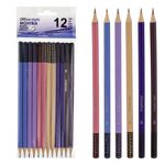 Carti si Birotica - Birotica - Instrumente de scris - Creioane - Set creioane grafit, office style, hb, multicolor, 12 bucati - Infinity.ro