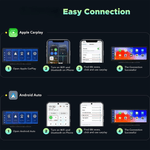 Auto si Moto - Electronice auto - Multimedia auto - Navigatie Multimedia YARCO, 10.26”, Camera dubla 2.5K/1080P, IPS HD, Detasabil, CarPlay/AndroidAuto, BT, FM, AUX, TF card 64GB - Infinity.ro