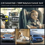 Auto si Moto - Electronice auto - Multimedia auto - Navigatie Multimedia YARCO, 10.26”, Camera dubla 2.5K/1080P, IPS HD, Detasabil, CarPlay/AndroidAuto, BT, FM, AUX, TF card 64GB - Infinity.ro