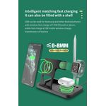 Laptop, Telefoane si Tablete - Telefoane mobile si accesorii - Accesorii Telefoane - Incarcatoare telefoane - Statie incarcare 4 in 1 YARCO, tehnologie oilbrush, Apple pen, iWatch, Universal smartphone, Alb, 21W, Fast Charge + Cablu viteza C la C - Infinity.ro