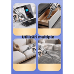 Auto si Moto - Electrice auto - Alte accesorii electrice auto - Aspirator portabil YARCO cu borseta si 4 filtre, 3 in 1, 2 viteze (Normal/Turbo), 5 accesorii, Senzor On/Off, Silver, Casa/Auto/Office, Argintiu - Infinity.ro