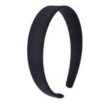 Fashion, accesorii si bijuterii - Femei - Accesorii femei - Accesorii pentru par femei - Bentita par, textila, grosime 2.5cm, negru - Infinity.ro