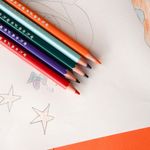 Carti si Birotica - Birotica - Instrumente de scris - Creioane - Set creioane colorate bic, 12 bucati, varf subtire, multicolor - Infinity.ro