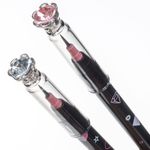 Carti si Birotica - Birotica - Instrumente de scris - Creioane - Set creioane fancy strass, 5 bucati, negru cu strass roz sau transparent, 16 cm, +10 mine de rezerva - Infinity.ro